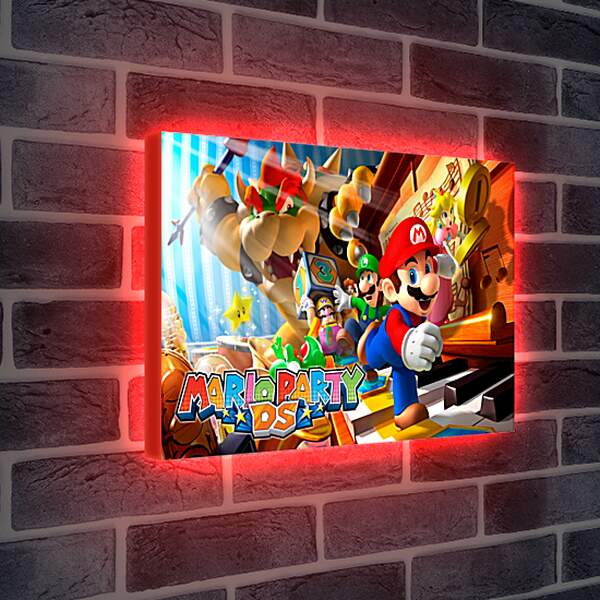 Лайтбокс световая панель - Mario Party Ds
