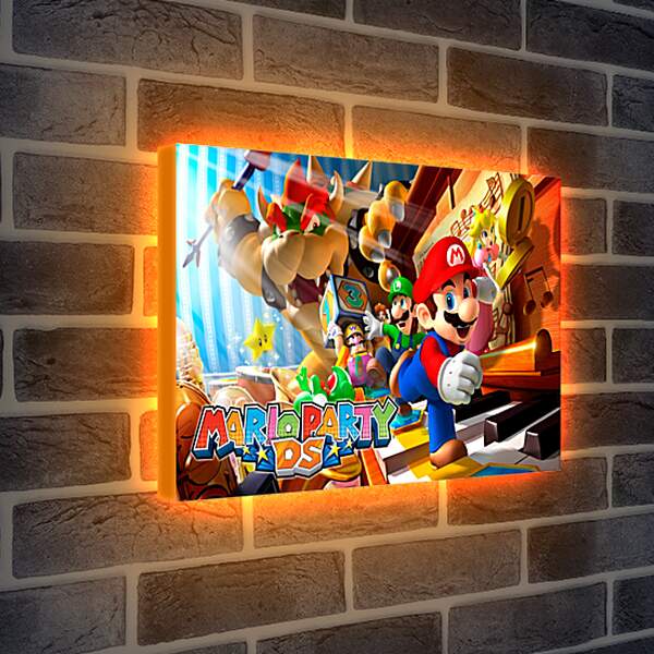 Лайтбокс световая панель - Mario Party Ds
