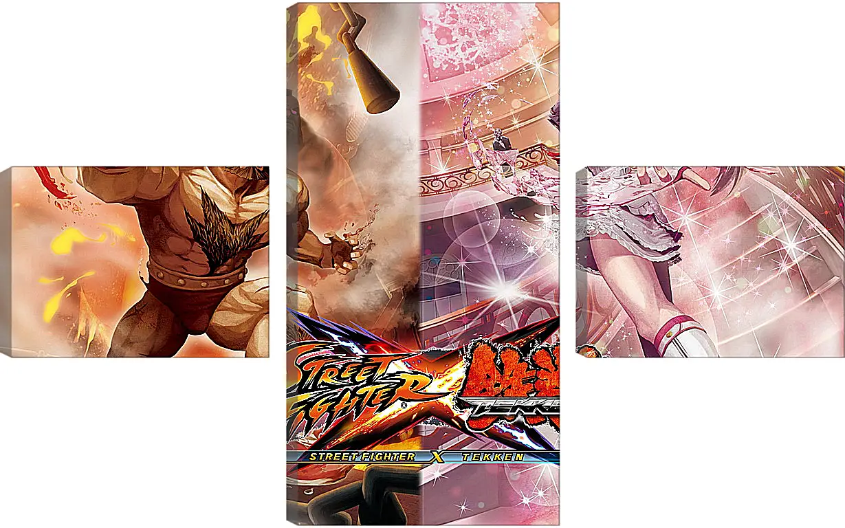 Модульная картина - Street Fighter X Tekken
