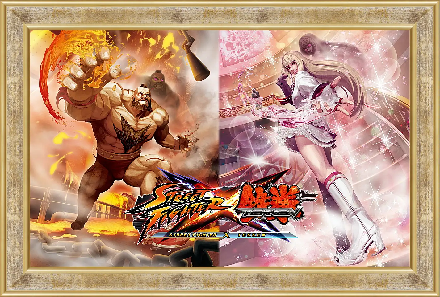 Картина в раме - Street Fighter X Tekken
