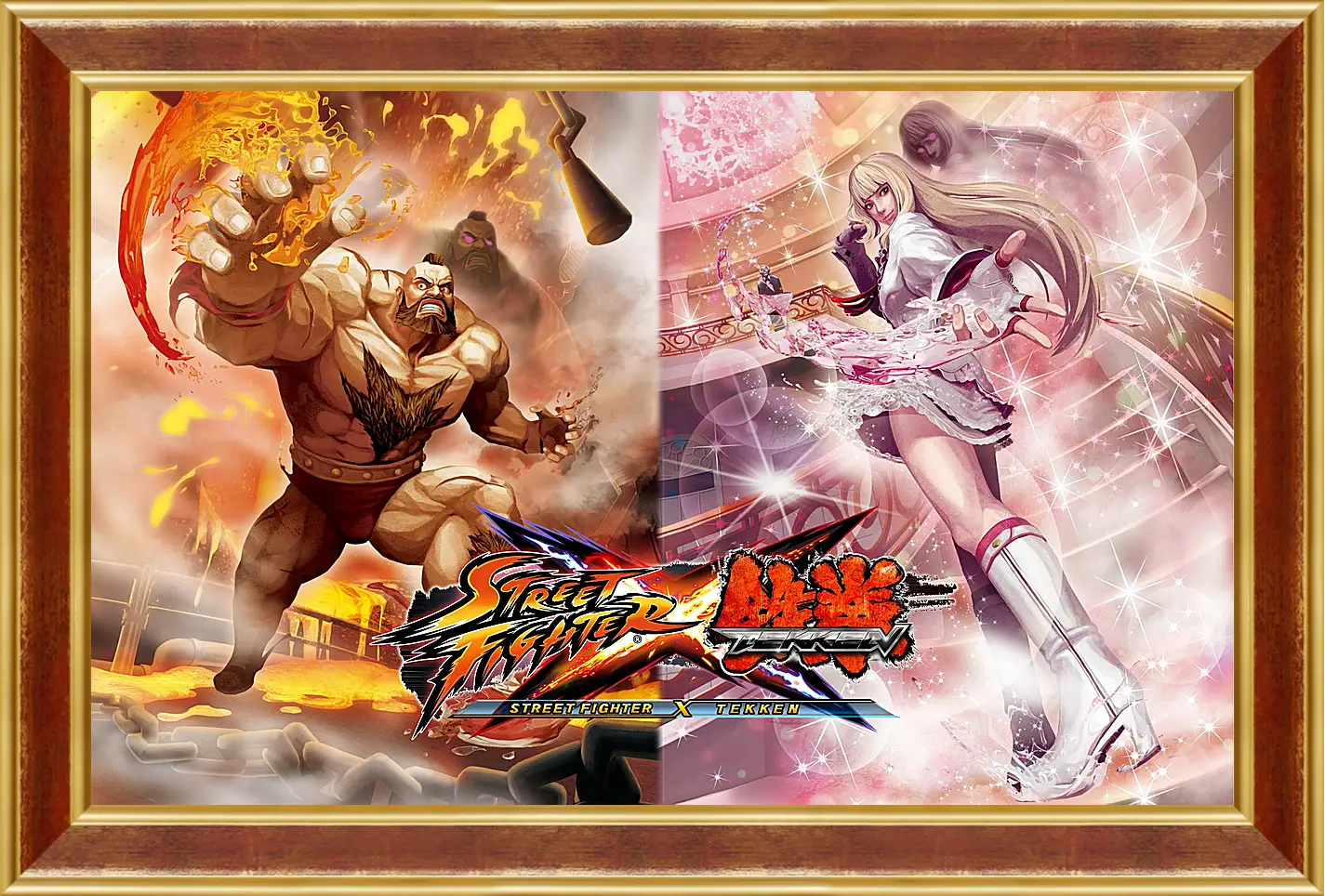 Картина в раме - Street Fighter X Tekken
