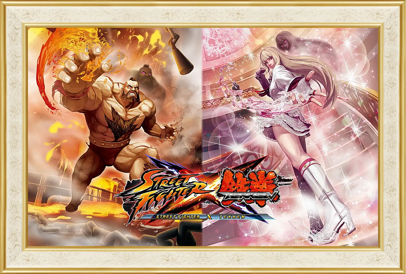 Картина в раме - Street Fighter X Tekken
