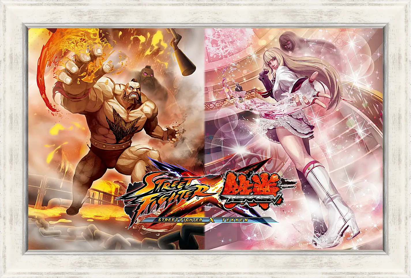 Картина в раме - Street Fighter X Tekken
