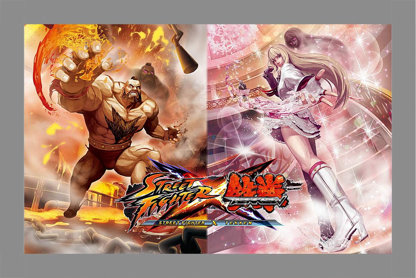Картина в раме - Street Fighter X Tekken
