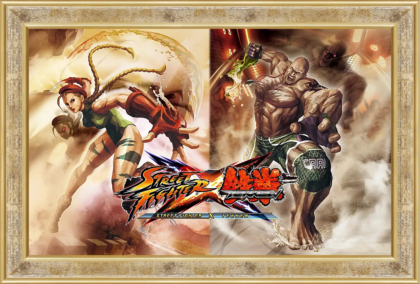 Картина в раме - Street Fighter X Tekken
