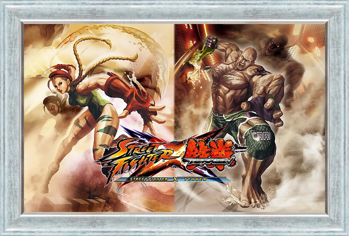 Картина в раме - Street Fighter X Tekken
