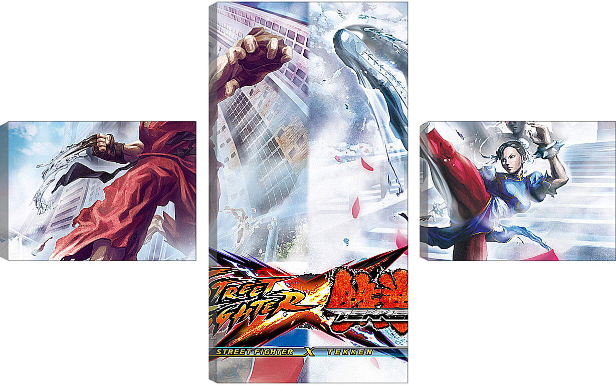 Модульная картина - Street Fighter X Tekken

