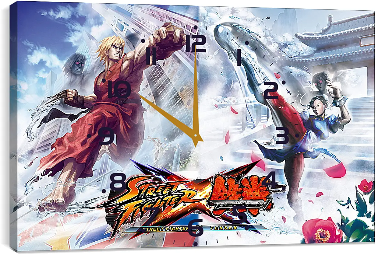 Часы картина - Street Fighter X Tekken
