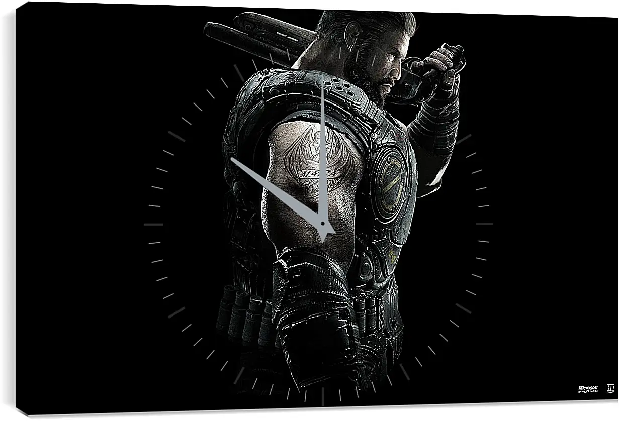 Часы картина - Gears Of War 3
