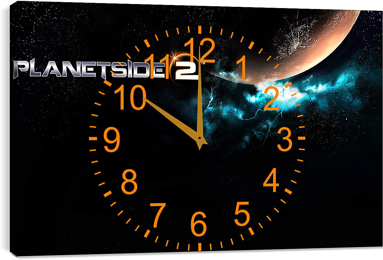 Часы картина - Planetside
