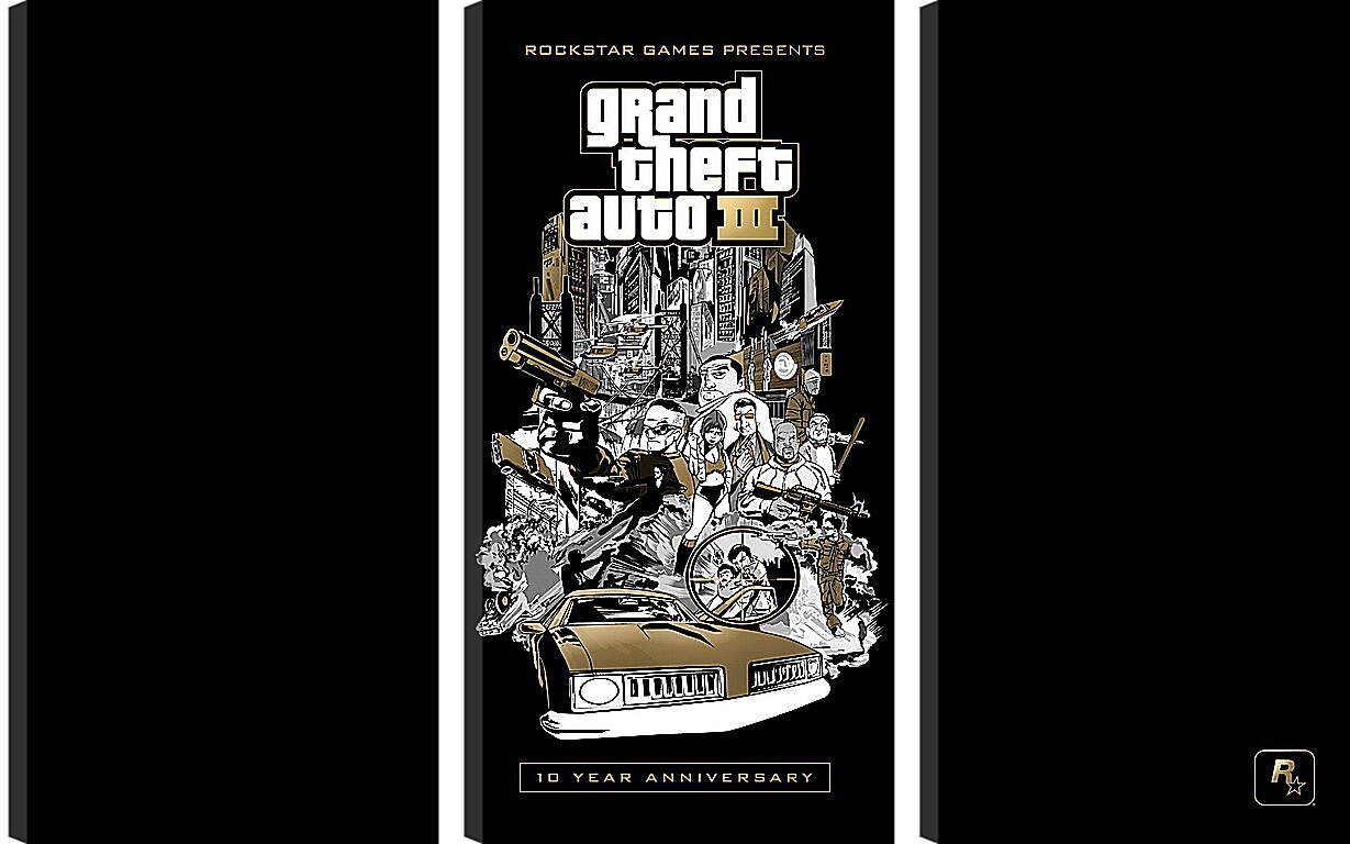 Модульная картина - Grand Theft Auto III
