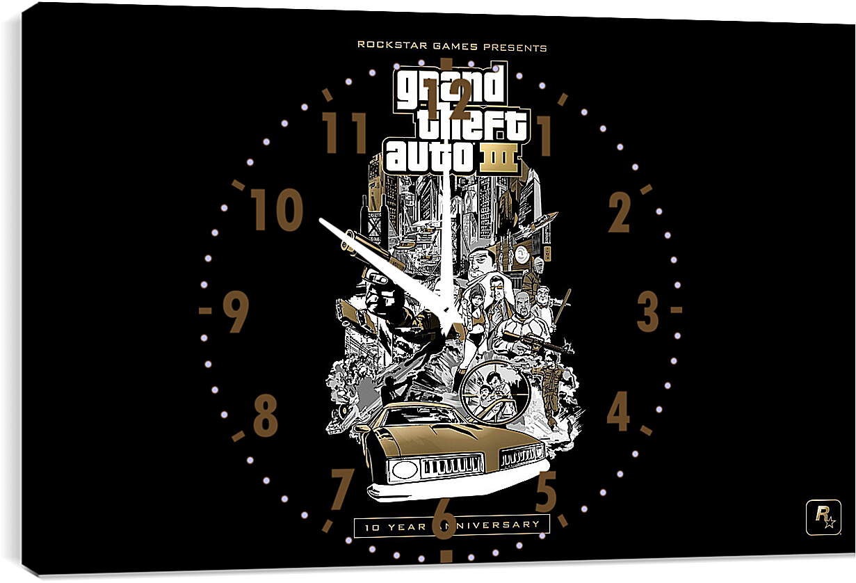 Часы картина - Grand Theft Auto III
