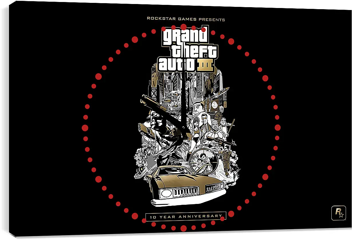 Часы картина - Grand Theft Auto III
