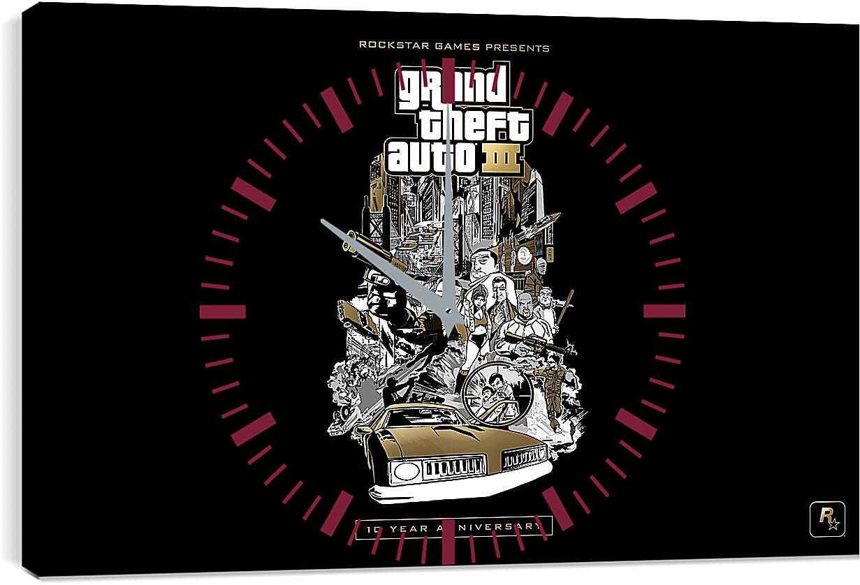 Часы картина - Grand Theft Auto III

