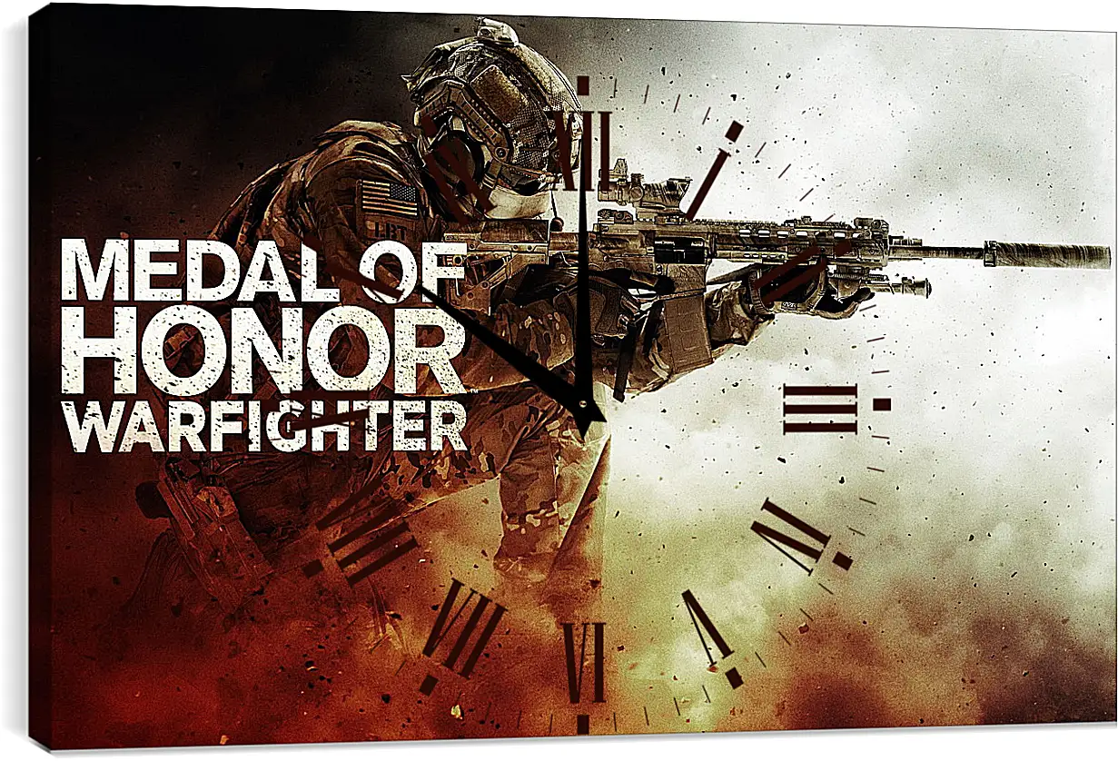 Часы картина - Medal Of Honor: Warfighter
