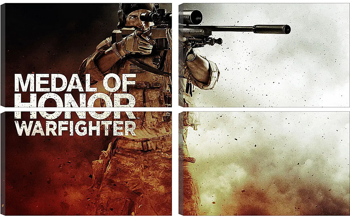 Модульная картина - Medal Of Honor: Warfighter
