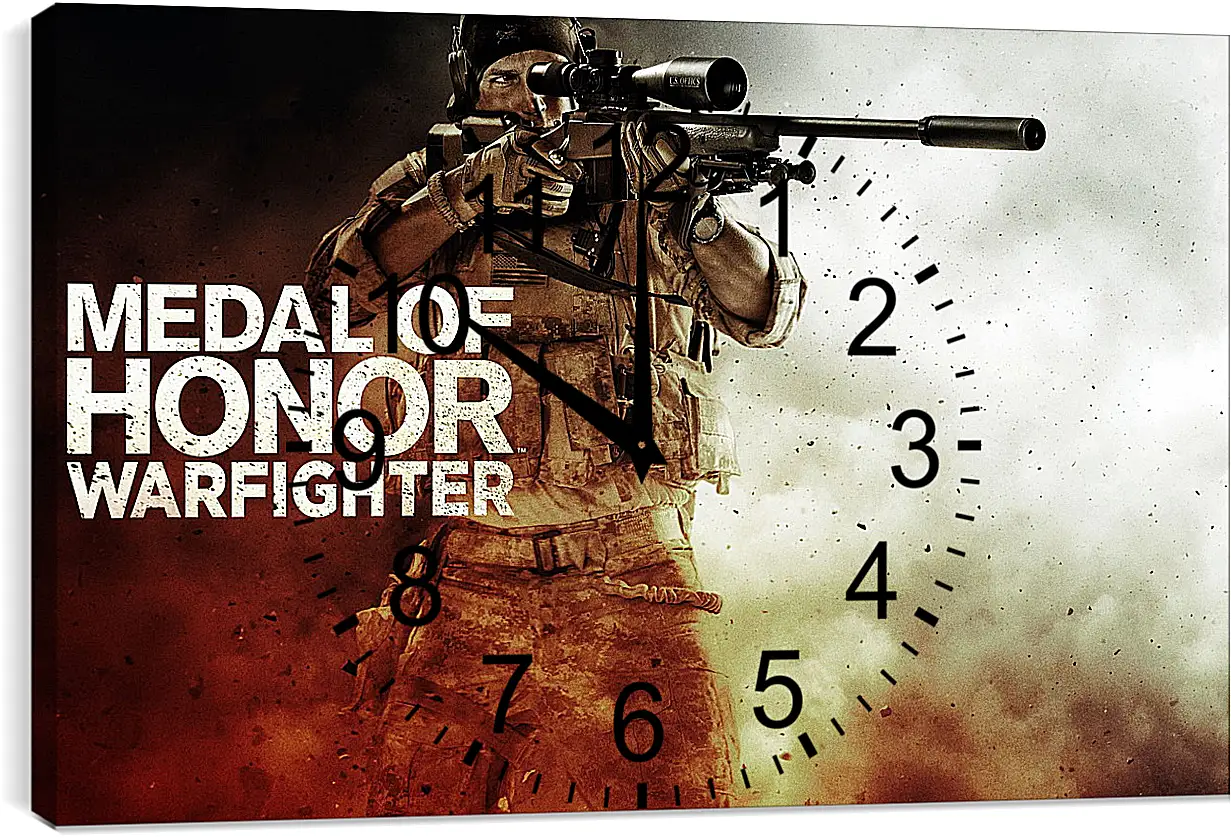 Часы картина - Medal Of Honor: Warfighter
