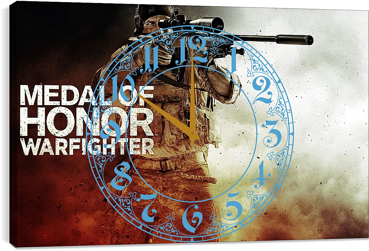 Часы картина - Medal Of Honor: Warfighter
