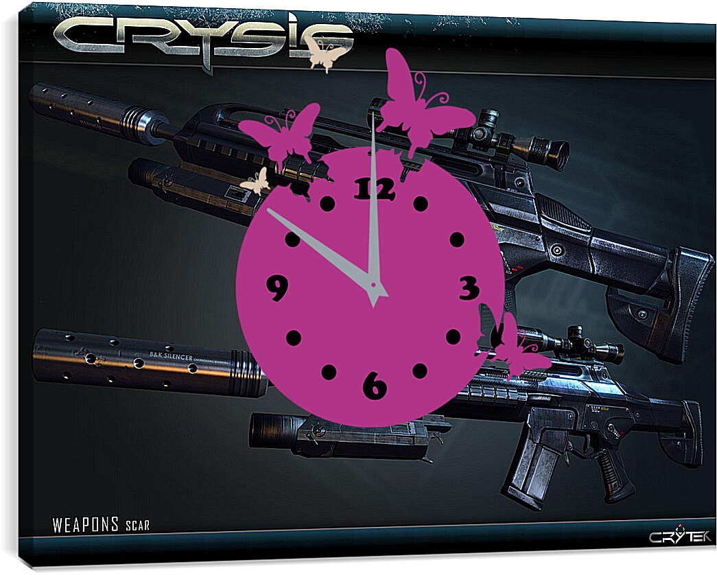 Часы картина - Crysis