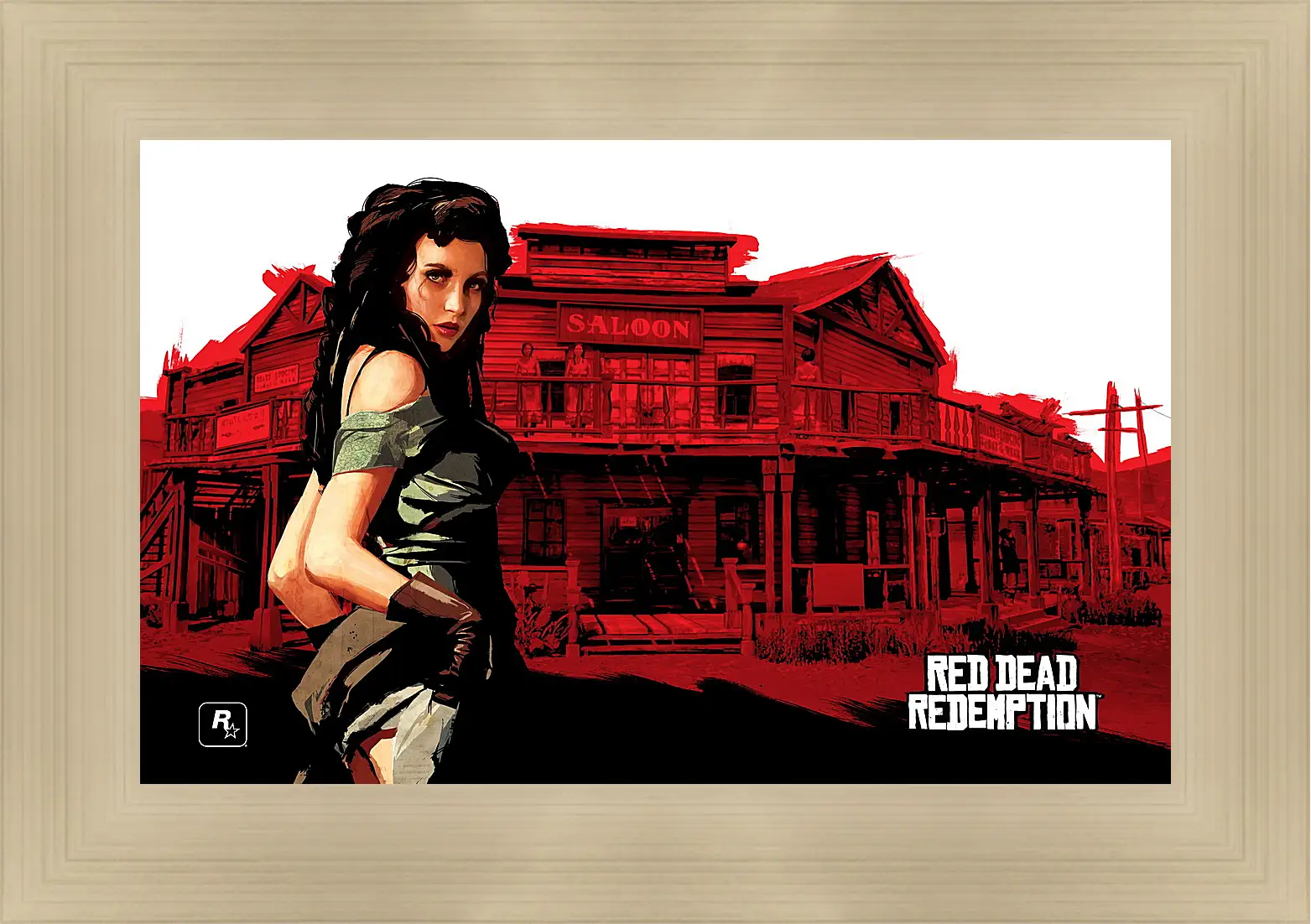 Картина в раме - Red Dead Redemption
