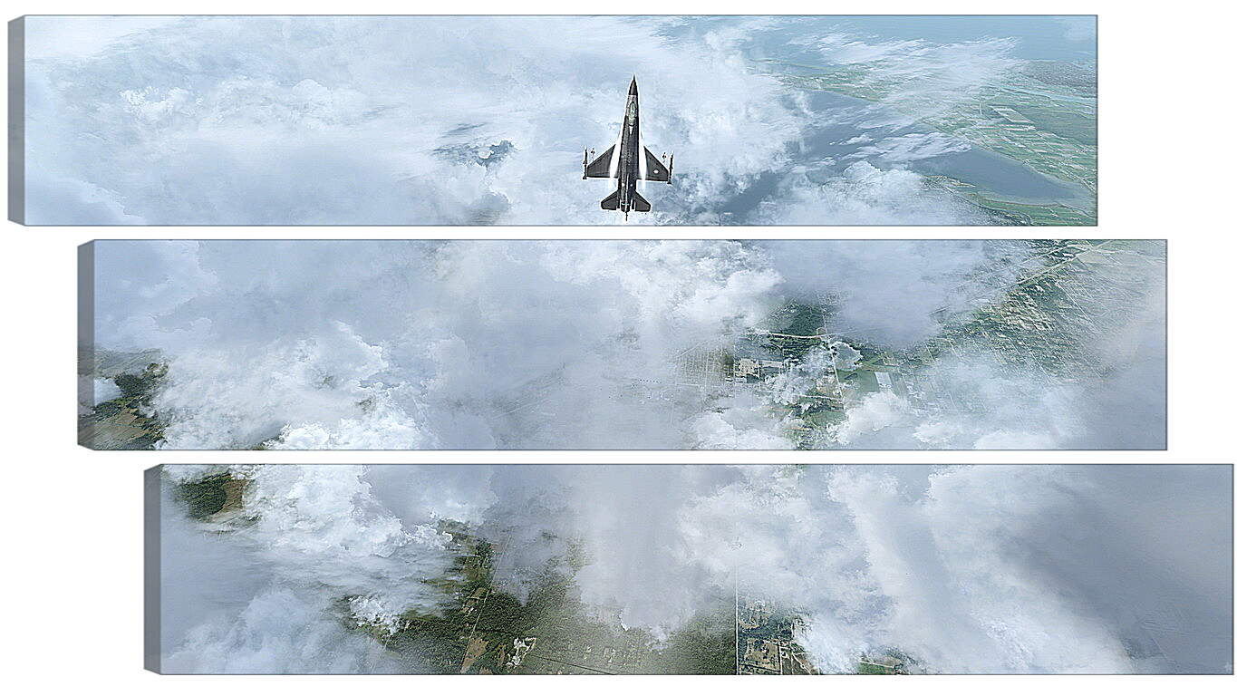 Модульная картина - Microsoft Flight Simulator
