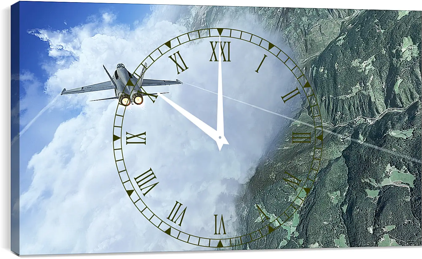 Часы картина - Microsoft Flight Simulator
