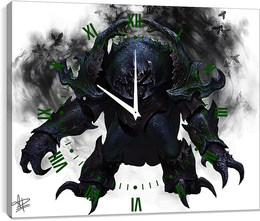 Часы картина - Heroes Of Newerth

