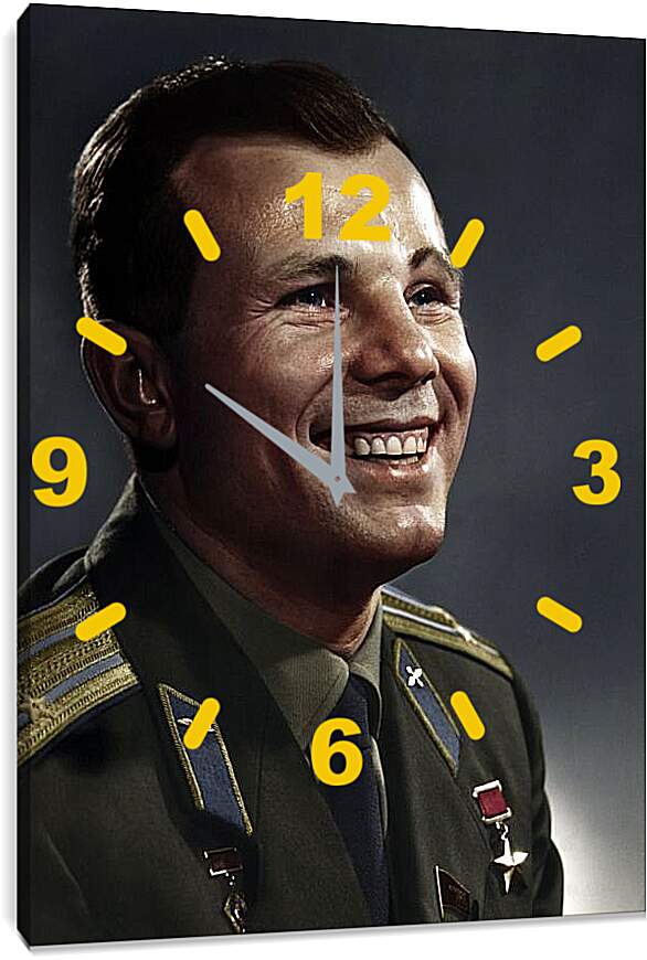 Часы картина - Юрий Алексеевич Гагарин