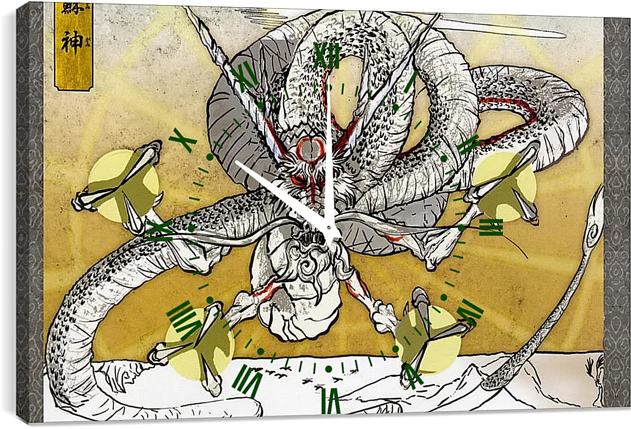 Часы картина - Ōkami
