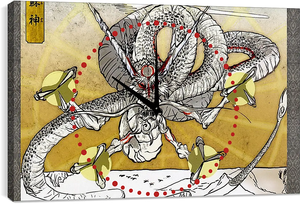Часы картина - Ōkami
