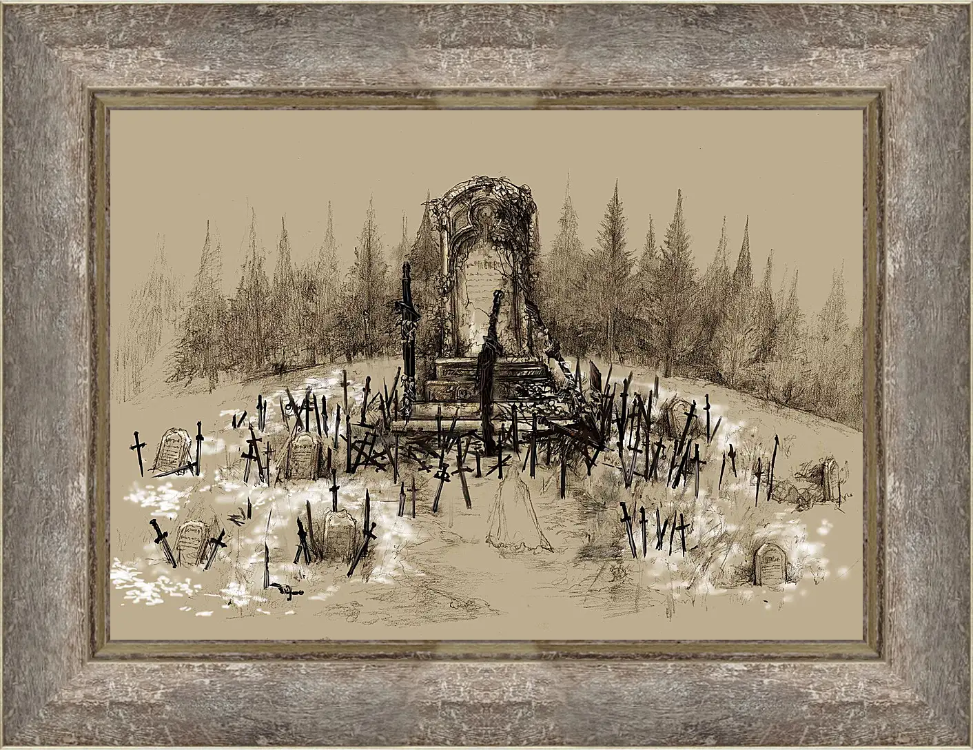 Картина в раме - Dark Souls

