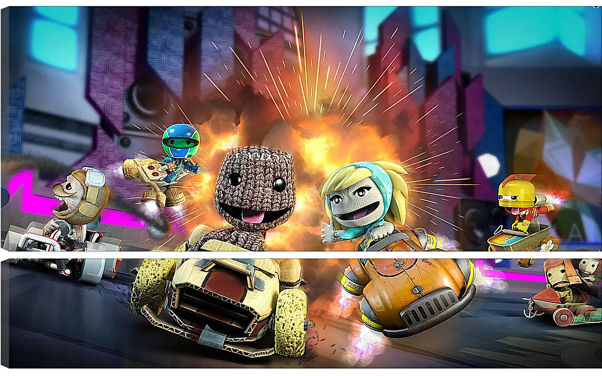 Модульная картина - LittleBigPlanet Karting
