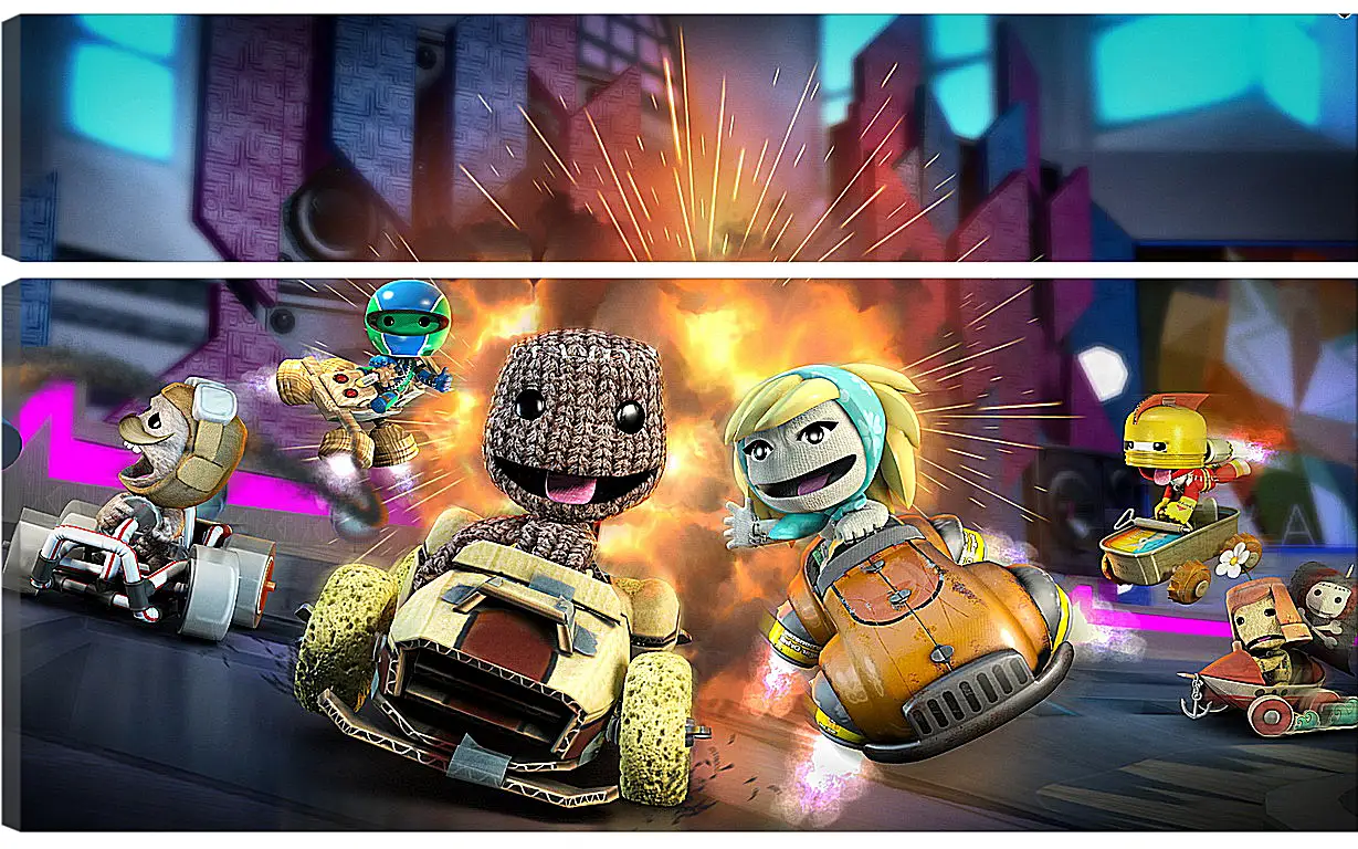 Модульная картина - LittleBigPlanet Karting
