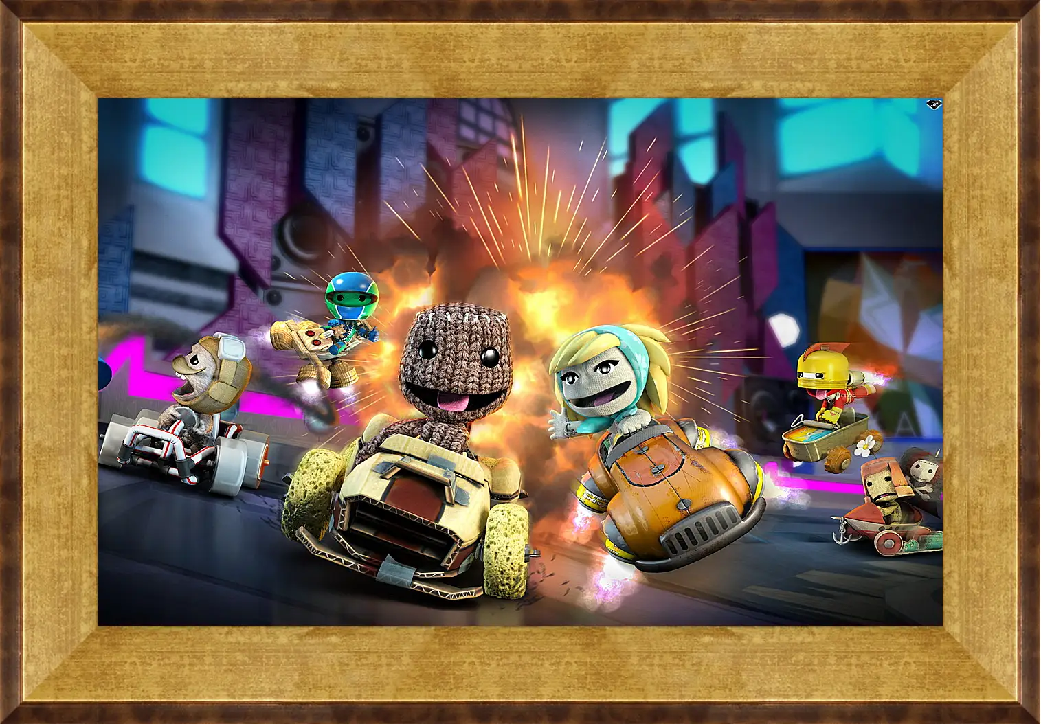 Картина в раме - LittleBigPlanet Karting
