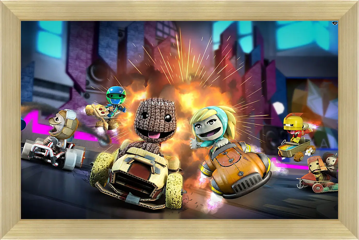 Картина в раме - LittleBigPlanet Karting
