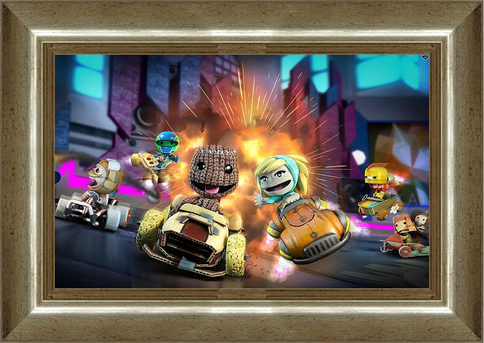 Картина в раме - LittleBigPlanet Karting
