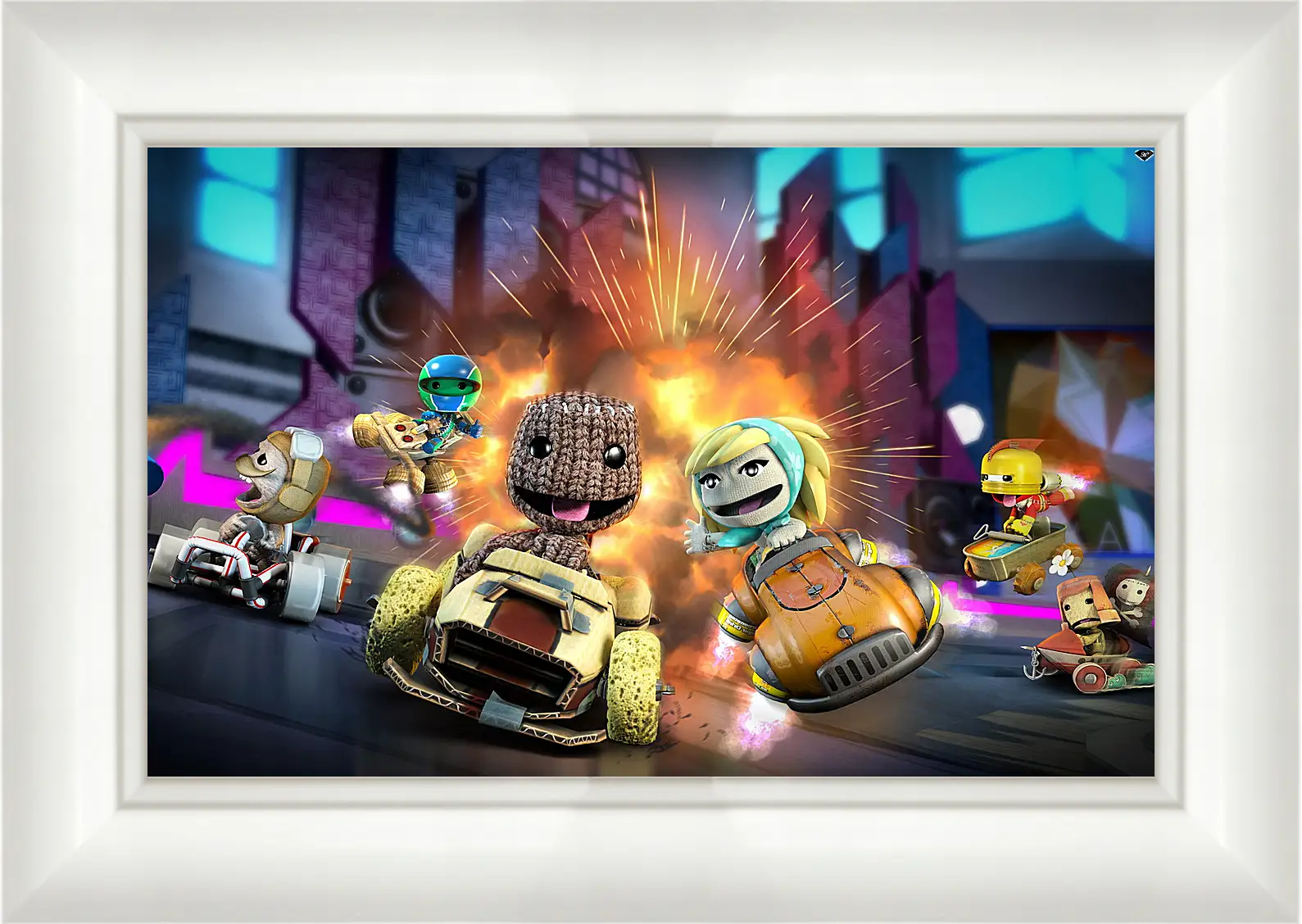 Картина в раме - LittleBigPlanet Karting
