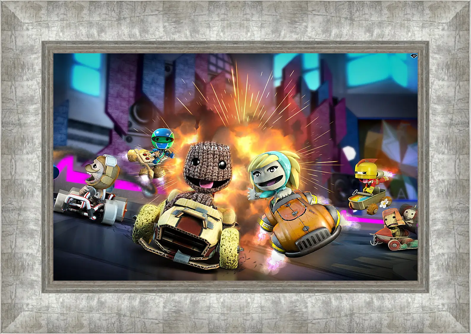 Картина в раме - LittleBigPlanet Karting
