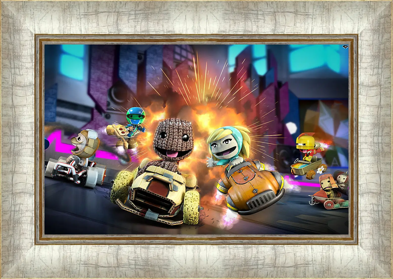 Картина в раме - LittleBigPlanet Karting
