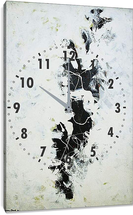 Часы картина - The Deep. Джексон Поллок