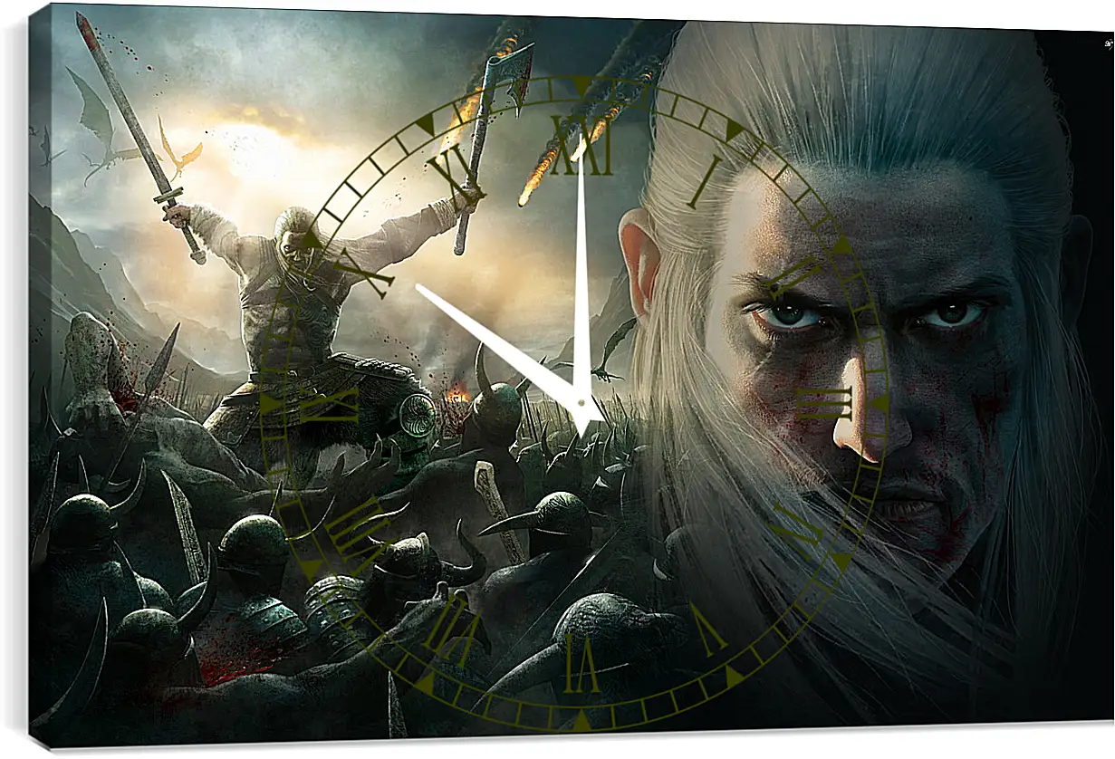 Часы картина - Viking: Battle For Asgard
