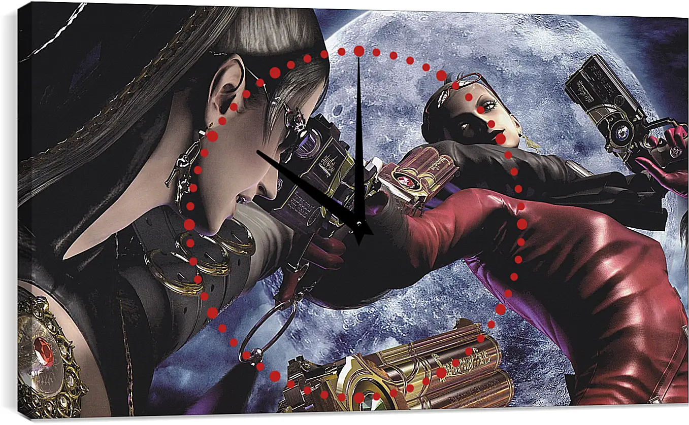 Часы картина - Bayonetta
