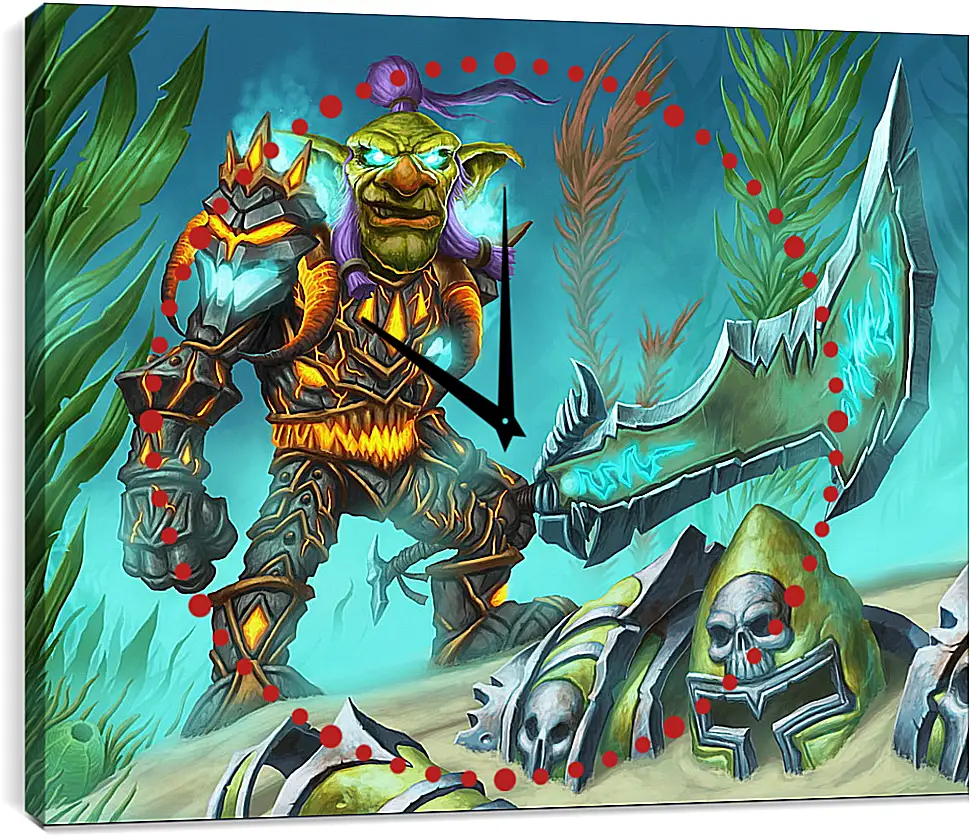 Часы картина - World Of Warcraft