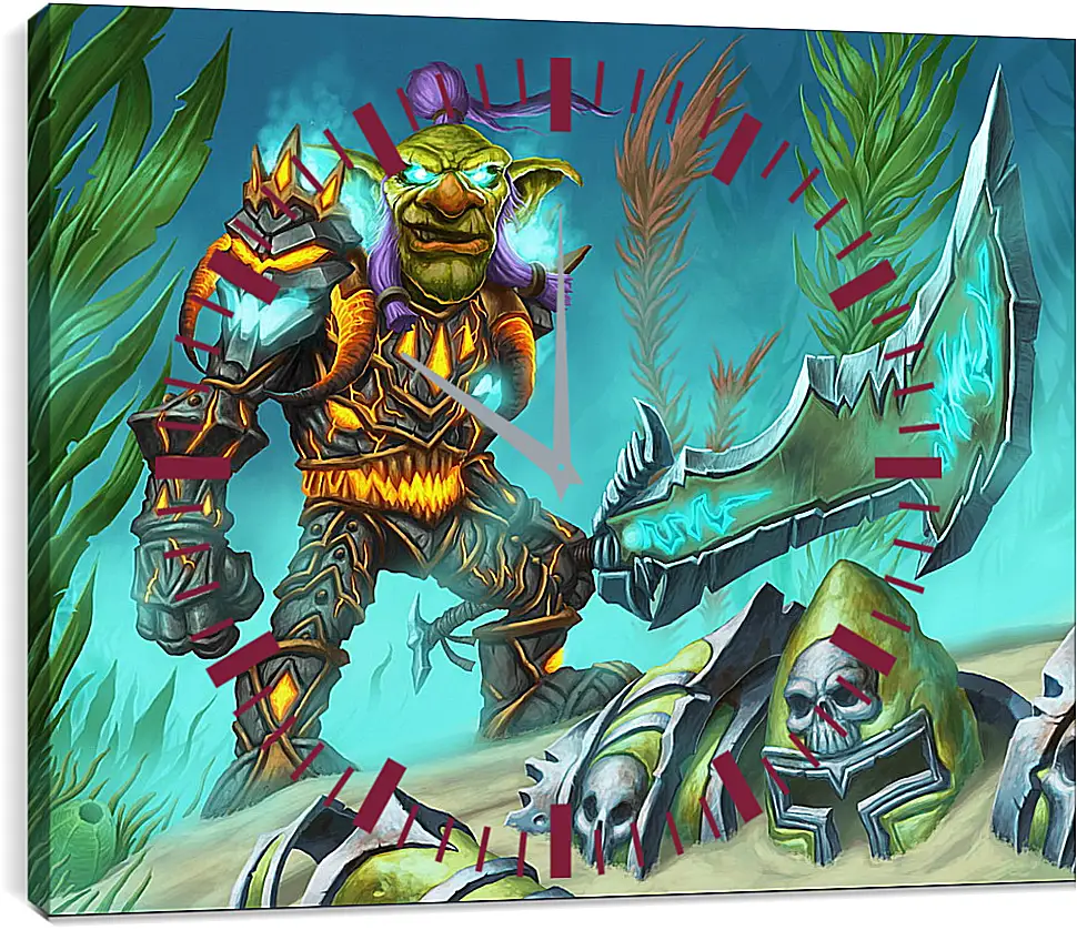 Часы картина - World Of Warcraft