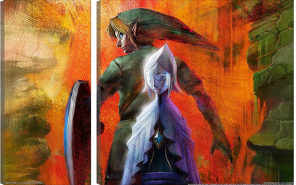 Модульная картина - The Legend Of Zelda
