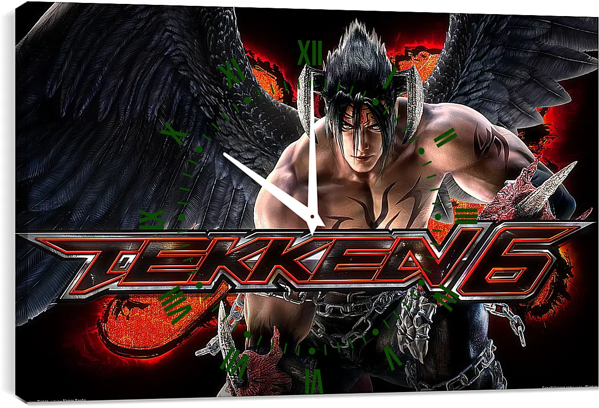 Часы картина - Tekken 6
