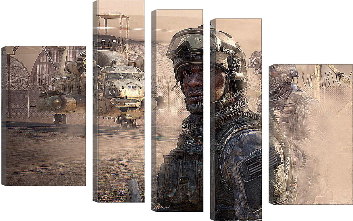Модульная картина - Call Of Duty 4: Modern Warfare
