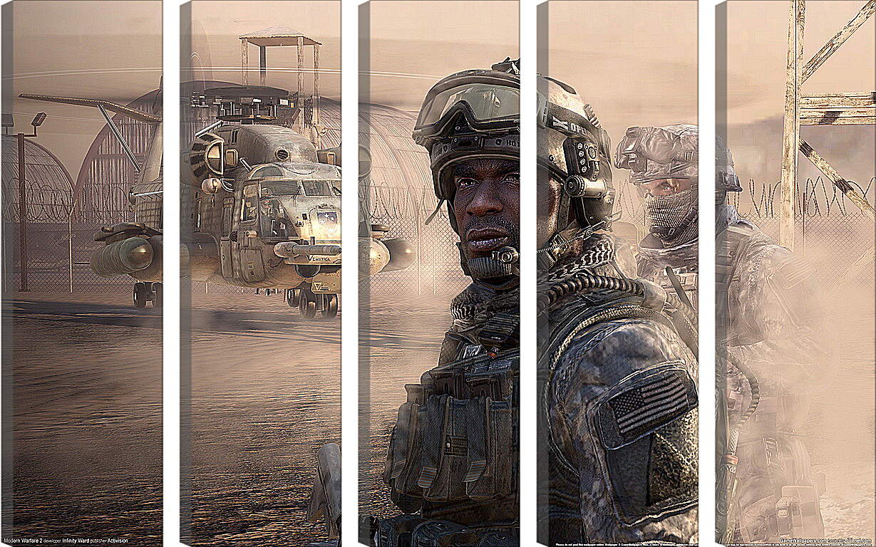 Модульная картина - Call Of Duty 4: Modern Warfare