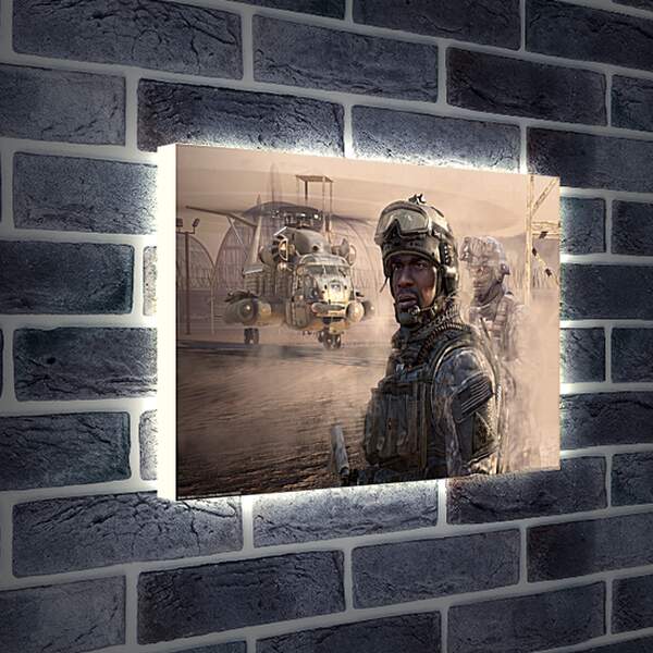 Лайтбокс световая панель - Call Of Duty 4: Modern Warfare
