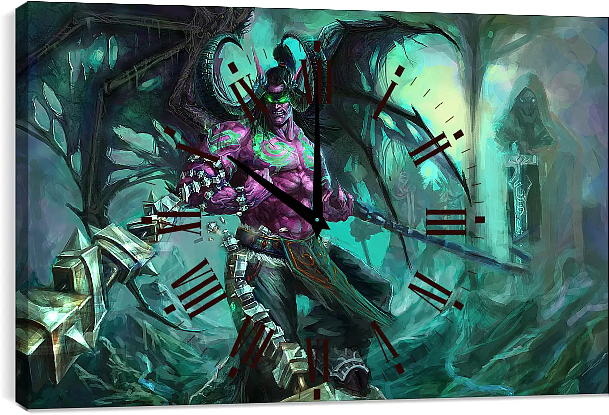 Часы картина - World Of Warcraft